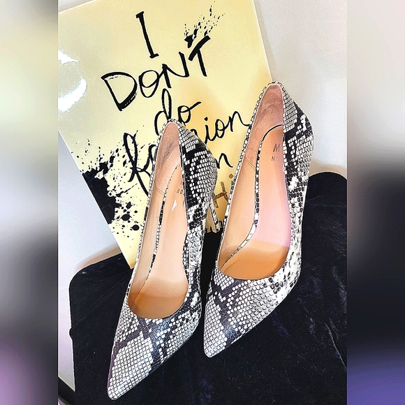 Mix No. 6 Snakeskin High Heel Pumps - Picture 3 of 16